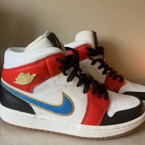 Womens Air Jordan 1 Mid ‘Let(her) Man’